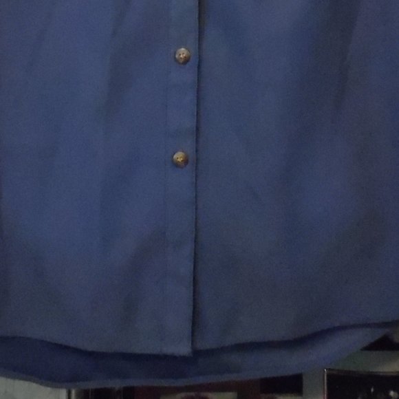 CRAZY HORSE(LIZ) BUTTON DOWN BLOUSE SZ MEDIUM - Picture 3 of 3